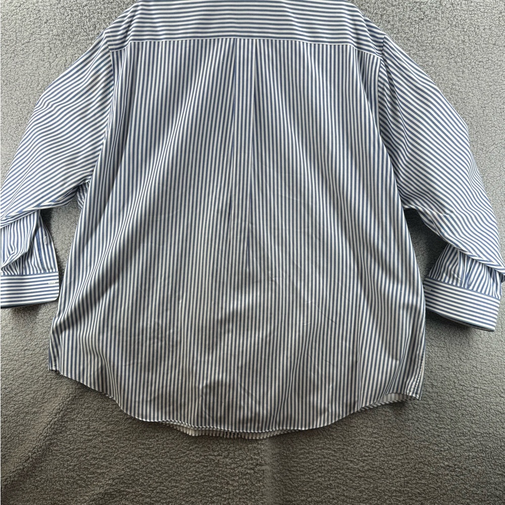 Brook Brothers Striped Long Sleeve Button Down Shirt Size 19 34/35 - Picture 2 of 10
